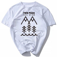 Load image into Gallery viewer, Japanese Twin Peaks T Shirt Women Casual men Short Sleeve David Lynch T -Shirt Female Round Neck Womens T-Shirts s-xxxl